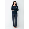Arnetta 3429-x Kadın Battal Uzun Kol Pijama Takım