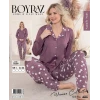 Boyraz 0206 Kadın Sandy Patlı Uzun Kol Pijama Takımı