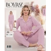 Boyraz 0269 Kadın Patlı Uzun Kol Pijama Takımı