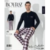 Boyraz 0401 Erkek Uzun Kol Pijama Takımı