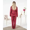 Estiva 25363 Gömlek Yaka Kadife Pijama Takımı