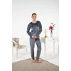 Estiva 25383 Uzun Kol Kadife Pijama Takımı