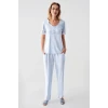 Freshness 321 Kadın Sabahlıklı Pijama Takımı
