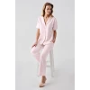 Freshness 324 Kadın 4lü Sabahlıklı Şorlu Pijama Takımı