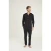 Kocabey 9267 Erkek V.yaka Boydan Düğmeli Pijama Takım