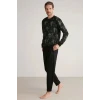 Nautıca M626 Erkek Uzun Kollu Yuvarlak Yaka Pijama Takımı