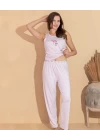 Boyraz 20608 Kadın Milan Kumaş Atlet Pijama Takımı