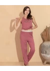 Boyraz 20615 Kadın Milan Kumaş Atlet Pijama Takımı