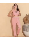 Boyraz 20617 Kadın Milan Kumaş Atlet Pijama Takımı