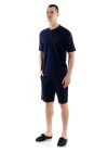 Ds Damat 02000 Kısa Kol 3lü Erkek  Pijama Takımı