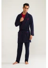 Ds Damat 03000 5li Robdöşambr Erkek  Damat Pijama Seti