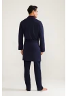 Ds Damat 03000 5li Robdöşambr Erkek  Damat Pijama Seti