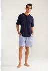 Ds Damat 03000 5li Robdöşambr Erkek  Damat Pijama Seti