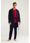 Ds Damat 03000 5li Robdöşambr Erkek  Damat Pijama Seti