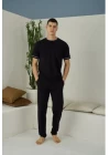 Erkek 2092 Erkek  O Yaka Pijama Takım