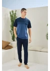 Erkek 2094 Erkek  O Yaka Pijama Takım