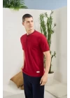 Erkek 2104 Erkek  Midi Yaka Pijama Takım