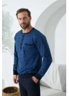 Erkek 9246 Erkek  O Yaka Pijama Takım