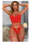 For Dreams 8406 Seksi Siyah Büstiyerli Takım