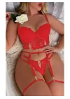 For Dreams 8406 Seksi Siyah Büstiyerli Takım