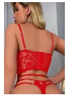 For Dreams 8406 Seksi Siyah Büstiyerli Takım