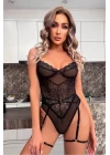 For Dreams 8463 Jartiyerli Bodysuit