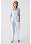 Freshness 321 Kadın Sabahlıklı Pijama Takımı