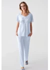 Freshness 322 Kadın Sabahlıklı Pijama Takımı