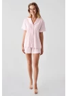 Freshness 324 Kadın 4lü Sabahlıklı Şorlu Pijama Takımı