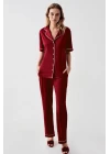 Freshness 324 Kadın 4lü Sabahlıklı Şorlu Pijama Takımı