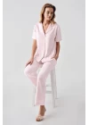 Freshness 324 Kadın 4lü Sabahlıklı Şorlu Pijama Takımı