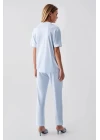 Freshness 324 Kadın 4lü Sabahlıklı Şorlu Pijama Takımı