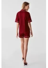 Freshness 324 Kadın 4lü Sabahlıklı Şorlu Pijama Takımı