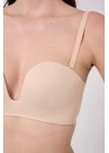 Freshness Msf05 Destekli V Dekolte Lazer Kesim Sütyen