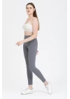 Füme Yüksek Bel Fitilli Tayt 0608