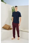 Kocabey 2118 Midi Yaka Pijama Takım