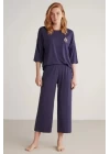Nautıca W602 Kadın Uzun Kollu Pijama Takımı