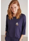 Nautıca W602 Kadın Uzun Kollu Pijama Takımı