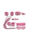 Nıghtlıght 8014 Fantezi 7li Kırbaç Ve Kelepçe Set