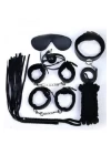 Nıghtlıght 8014 Fantezi 7li Kırbaç Ve Kelepçe Set