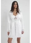 Pierre Cardin 4090 Saten Gecelik Sabahlık Takım