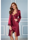 Pierre Cardin 6335 6lı Saten Gecelik Sabahlık Takım