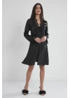 Pierre Cardin 6335 6lı Saten Gecelik Sabahlık Takım