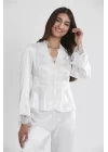 Pierre Cardin 6335 6lı Saten Gecelik Sabahlık Takım
