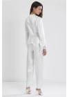 Pierre Cardin 6335 6lı Saten Gecelik Sabahlık Takım