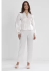 Pierre Cardin 6335 6lı Saten Gecelik Sabahlık Takım