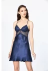 Pierre Cardin 6625 Kısa Gecelikli 6lı İpek Set