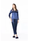 Pierre Cardin 6625 Kısa Gecelikli 6lı İpek Set