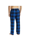 Pijalüx Erkek  Kareli Poplin Cepli Alt Pijama