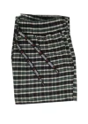 Pijalüx Erkek  Kareli Poplin Cepli Alt Pijama